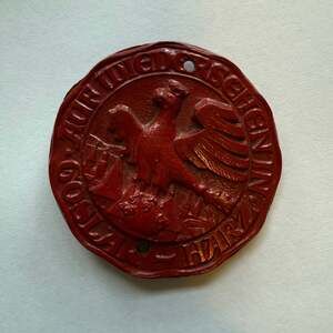 Reproduction of a Medieval Imperial Seal - Frankfurt Circa 1400